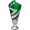 Hurricane Multisport Plastic Cup Silver & Green