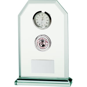 Jade Vitoria Multisport Glass Clock 160mm