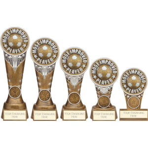Ikon Tower Most Improved Player Award Antique Silver & Gold
