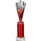 Rodeo Multisport Tube Trophy Silver & Red