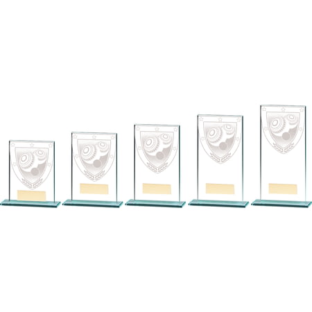 Millennium Lawn Bowls Glass Award