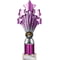 5 Star Multisport Tube Trophy Purple and Silver