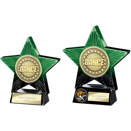 Superstar Dance Award Green & Black