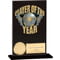Euphoria Hero Player of Year Glass Award Jet