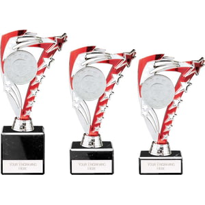 Frenzy Multisport Trophy Silver & Red