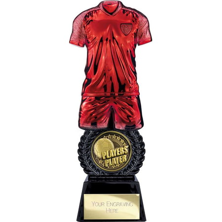 Intensity Football Players Player Award Red & Carbon Black 260mm