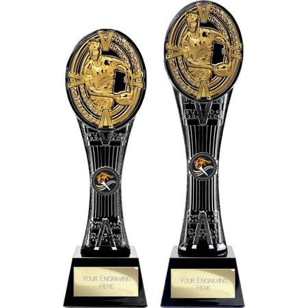 Maverick Extreme Tower Rugby Award Black & Fusion Gold
