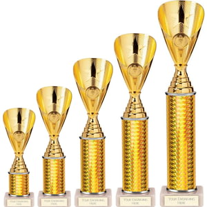Rising Stars Plastic Trophy - Gold