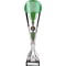 Eclectic Trophy Silver & Green