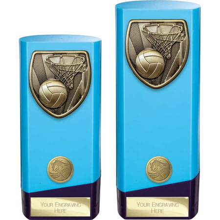 Prime Cobra Netball Award Blue & Purple