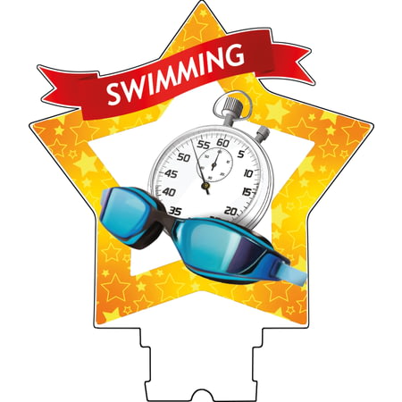 Mini-Star Swimming Acrylic Plaque 100mm