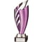 Spartan Plastic Trophy Silver & Purple