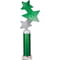 Trinity Star Multisport Tube Trophy Green & Silver