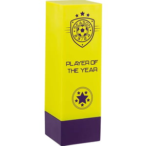 Prodigy Tower Player Of The Year Award Yellow & Purple 160mm