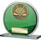 Seismic Golf Circle Plaque Green & Silver