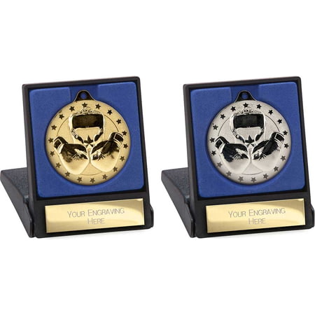 Cascade Stars Boxing Medal & Box 50mm