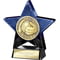 Superstar Goalkeeper Award Blue & Black 140mm