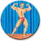 Bodybuilder Male 25mm