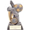 Nemesis Football Boot & Ball Award Antique Gold & Silver