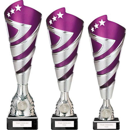 Hurricane Altitude Plastic Cup Silver & Purple