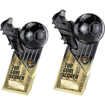 The Marauders Football Top Goal Scorer Carbon Black & Gold 280mm
