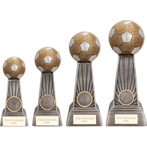 Energy Football Award Antique Silver & Gold