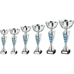 Commander Cup Silver & Blue