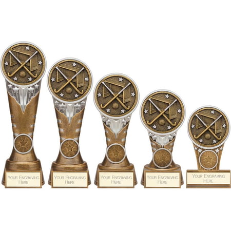 Ikon Tower Hockey Award Antique Silver & Gold
