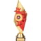 Pizzazz Plastic Trophy Gold & Red
