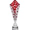 Galaxy Laser Trophy Silver & Red