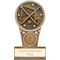 Ikon Tower Hockey Award Antique Silver & Gold