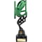 Innov8 Rugby Plastic Trophy Green & Black