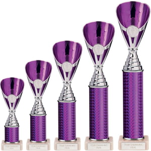 Rising Stars Plastic Trophy - Purple
