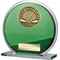 Seismic Golf Circle Plaque Green & Silver