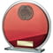 Seismic Multisport Circle Plaque Red & Silver