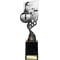 Innov8 Basketball Plastic Trophy Silver & Black
