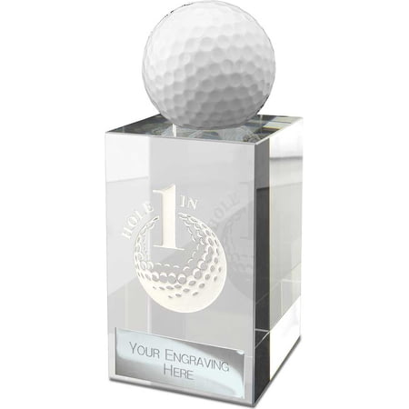 Hole in One Golf Ball Holder Crystal 80mm (50mm Width)
