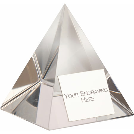 Mystical Pyramid Crystal Award 70mm