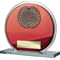 Seismic Multisport Circle Plaque Red & Silver