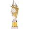 Pizzazz Plastic Tube Trophy Silver & Gold