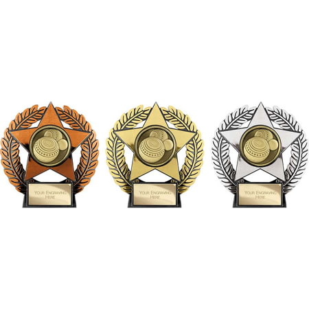 Emperor Star Lawn Bowls Plaque