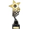 Innov8 Star Plastic Trophy Gold & Black