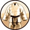 Martial Arts Centre Gold 25mm