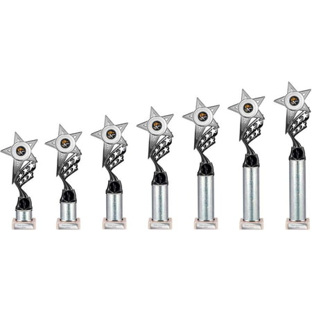 Innov8 Multisport Tube Trophy Silver & Black