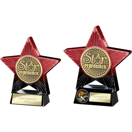 Superstar Star Performer Award Red & Black