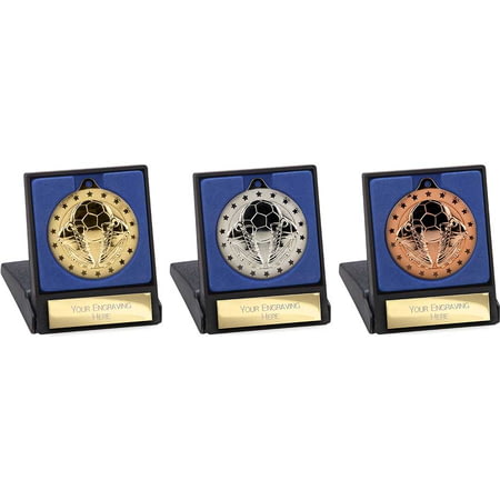 Cascade Stars Football Medal & Box 50mm