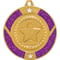 Glitter Star Medal Silver & Purple