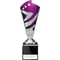 Hurricane Multisport Plastic Cup Silver & Purple