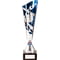 Zeus Lazer Cut Metal Cup Silver & Blue