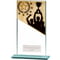 Mustang Achievement Glass Award
